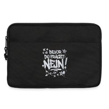 Bevor du fragst Nein witzige Büro Sprüche - Laptoptasche 13" - Schwarz - Vorne