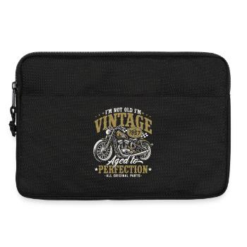 1957 Jahrgang Vintage Motorrad Geburtstag Geschenk - Laptoptasche 13" - Schwarz - Vorne