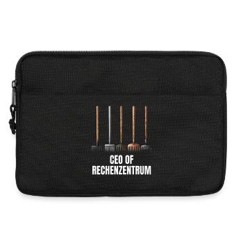 CEO of Rechenzentrum Gärtner Garten Gartenarbeit - Laptoptasche 13" - Schwarz - Vorne