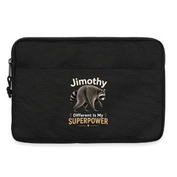 Jimothy Anders est mon super-pouvoir - Sacoche pour ordinateur portable 13 pouces - noir - Devant