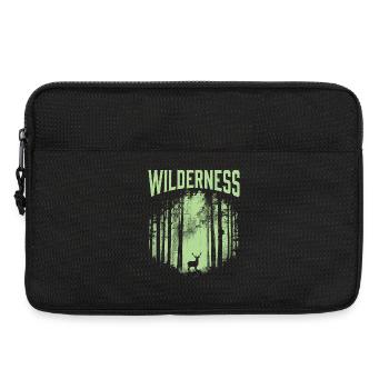 Hiking - Outdoor Adventure - Wilderness - Laptop bag 13" - black - Front