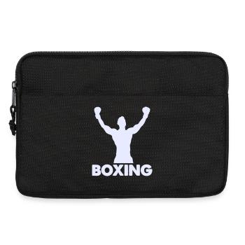 Boxer Sieg Silhouette - Laptoptasche 13" - Schwarz - Vorne