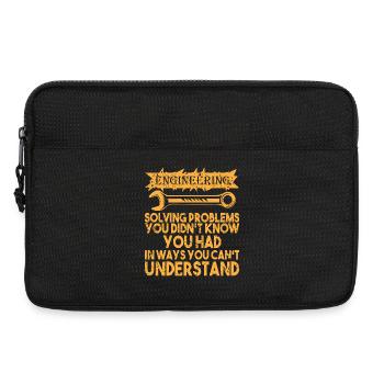 Ingenieur Student - Laptoptasche 13" - Schwarz - Vorne
