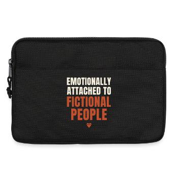 Emotionally Attached Fictional People - Laptop bag 13" - black - Front