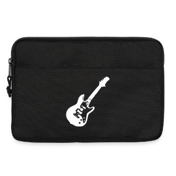 Gitarre Musik Geschenk Gitarrist - Laptoptasche 13" - Schwarz - Vorne