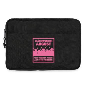 Kollege August - Laptoptasche 13" - Schwarz - Vorne