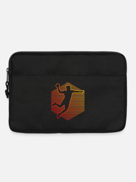 Geschenkidee für den Kreisläufer mit Handballspiel - Laptoptasche 13" - Schwarz