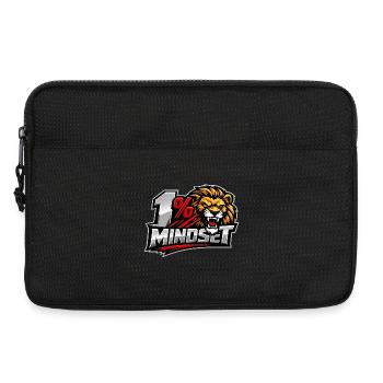 1% Mindset Lion Logo - Laptop bag 13" - black - Front