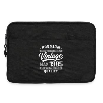 May 1985 Birthday 41 years old - Born May 1985 - Laptop bag 13" - black - Front