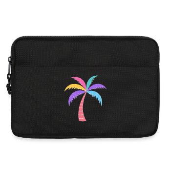 Colorful Palm Tree Rainbow Colors - Laptop bag 13" - black - Front