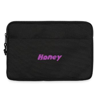 Honey Lebendige Honigbienenschwarm Illustration - Laptoptasche 13" - Schwarz - Vorne
