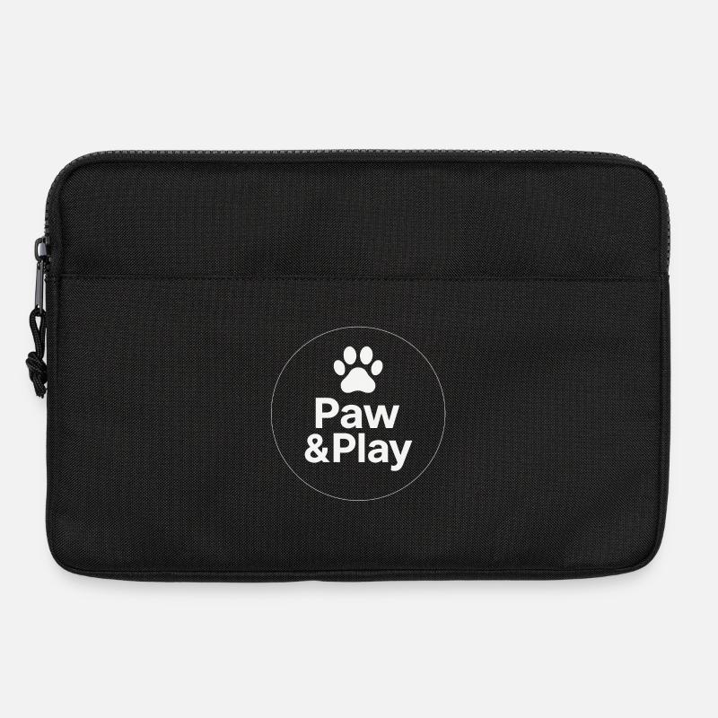 Paw & Play Pfotenfreude Design - Laptoptasche 13" - Schwarz