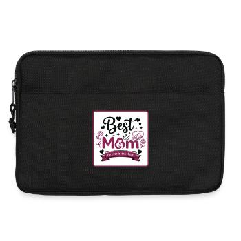 Meilleure Maman pour toujours dans le cœur - Sacoche pour ordinateur portable 13 pouces - noir - Devant