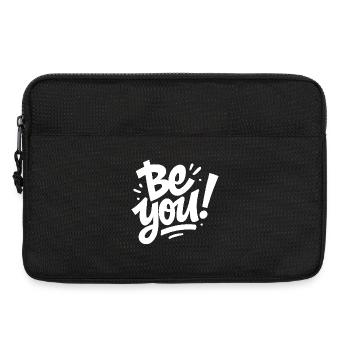 Sois juste toi-même - Sacoche pour ordinateur portable 13 pouces - noir - Devant