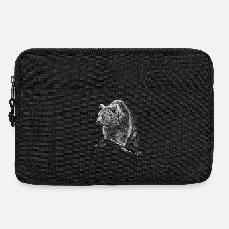 Bär - Laptoptasche 13" - Schwarz