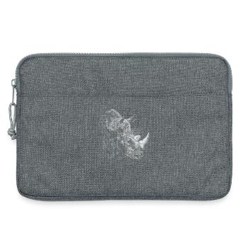 Nashorn - Laptoptasche 13" - Grau meliert - Vorne