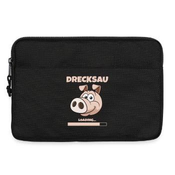 Drecksau - Laptoptasche 13" - Schwarz - Vorne