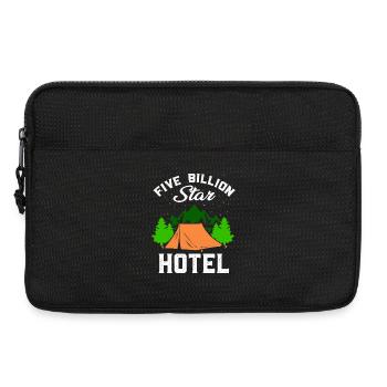 Camping Camping Campen Zelten Cadeau - Sacoche pour ordinateur portable 13 pouces - noir - Devant