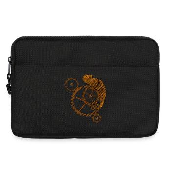 Steampunk Chameleon - Laptop bag 13" - black - Front