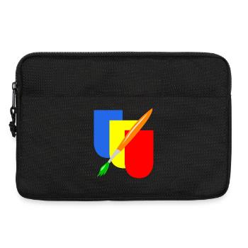 maler wappen handwerk - Laptoptasche 13" - Schwarz - Vorne