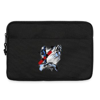 Snowboarding - Laptoptasche 13" - Schwarz - Vorne