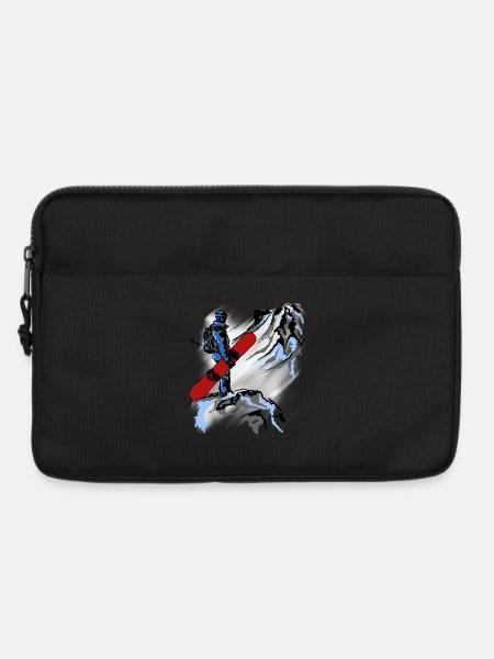 Snowboarding - Laptoptasche 13" - Schwarz