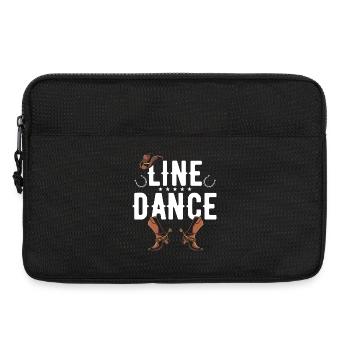 Danse en ligne - Sacoche pour ordinateur portable 13 pouces - noir - Devant