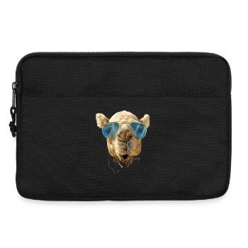Camel with sunglasses - Laptop bag 13" - black - Front