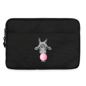Giraffe und kaugummi - Laptoptasche 13" - Schwarz - Vorne