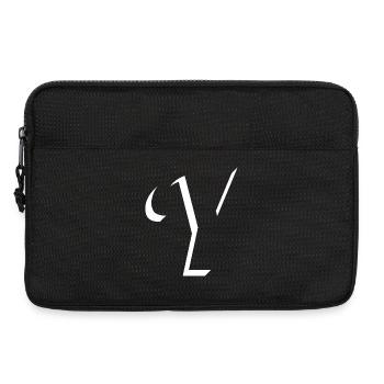 Letter Y, Name, der Buchstabe Y - Laptoptasche 13" - Schwarz - Vorne