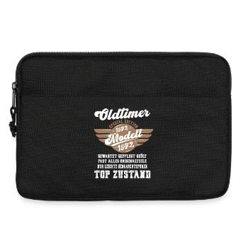 Oldtimer 1972 53. Geburtstag Geschenk Baujahr - Laptoptasche 13" - Schwarz - Vorne