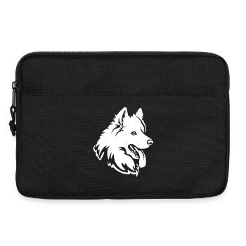 Samojede Kopf "Black Edition" - Laptoptasche 13" - Schwarz - Vorne