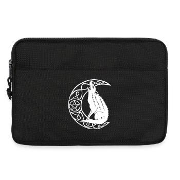 Howling of the white wolf - Laptop bag 13" - black - Front