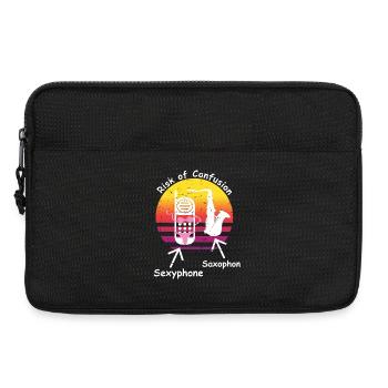 Saxophon und Sexyphone - Laptoptasche 13" - Schwarz - Vorne
