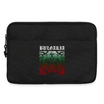 BG BULGARIA Lion Football Bulgarie Lion Armoiries - Sacoche pour ordinateur portable 13 pouces - noir - Devant