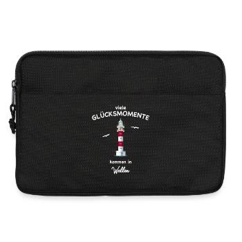 Teneriffa, Leuchtturm Punta de Tuna, Glücksmomente - Laptoptasche 13" - Schwarz - Vorne