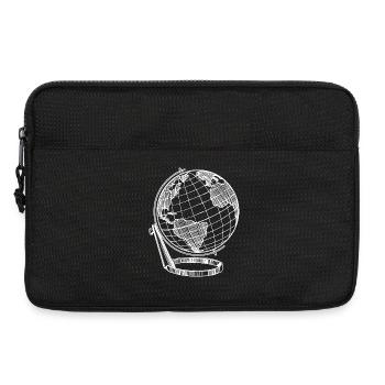 perfekter Globus Weiß Reise Erde - Laptoptasche 13" - Schwarz - Vorne
