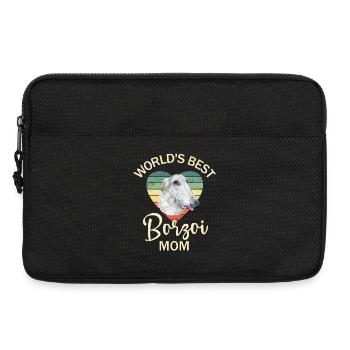 Dog Borzoi - Laptop bag 13" - black - Front