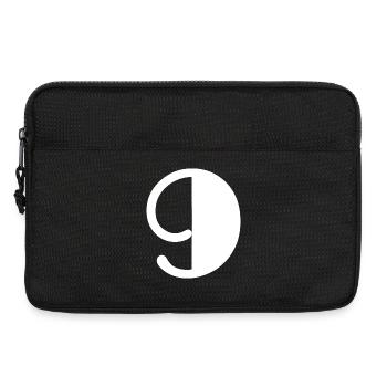 9 ANS. 9e ANNIVERSAIRE. ANNIVERSAIRE 9 ANS. 9 - Sacoche pour ordinateur portable 13 pouces - noir - Devant