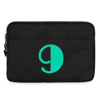 9. HAPPY BIRTHDAY. JOYEUX ANNIVERSAIRE - Sacoche pour ordinateur portable 13 pouces - noir - Devant