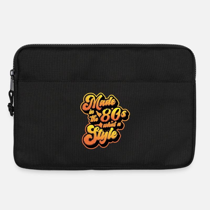 Made in the 80s Fin farbenfroh - Laptoptasche 13" - Schwarz
