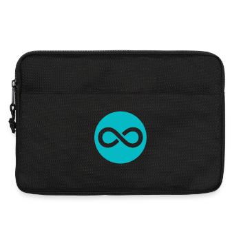 Endlosschleife - Laptoptasche 13" - Schwarz - Vorne