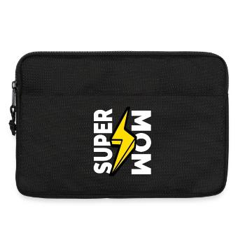 Super mom happy mother day - Laptop bag 13" - black - Front