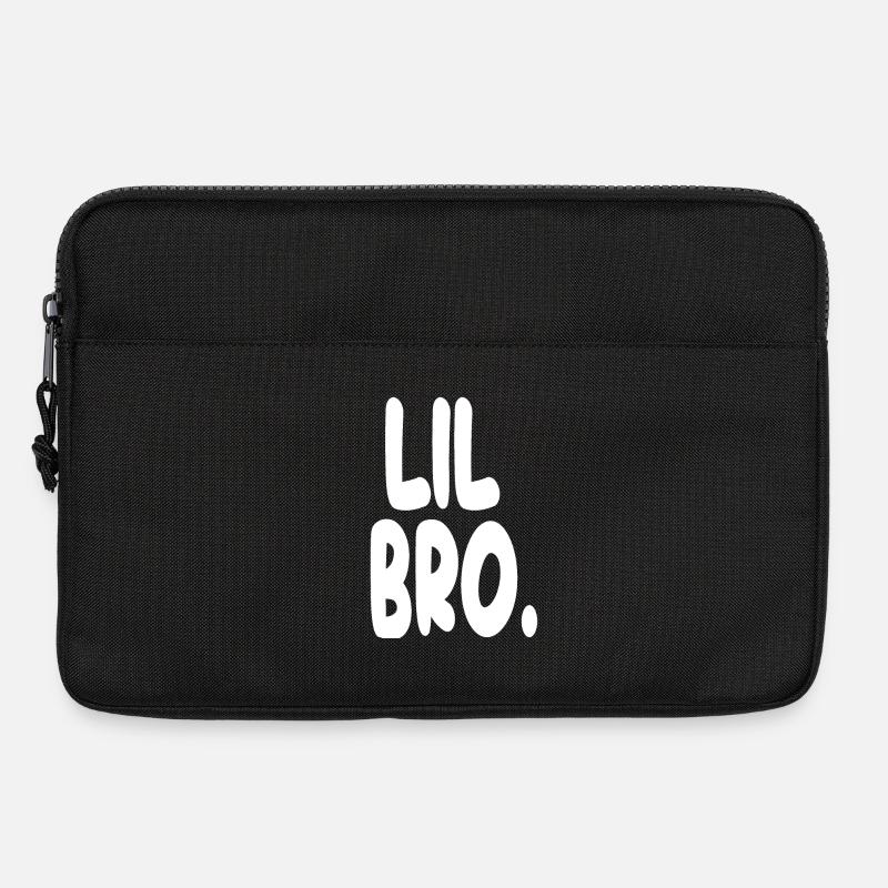 Lil Bro Statement Tee - Laptop bag 13" - black