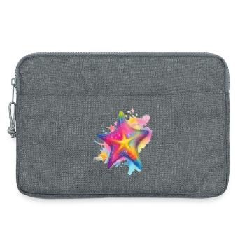 Étoile de mer - Sacoche pour ordinateur portable 13 pouces - gris chiné - Devant