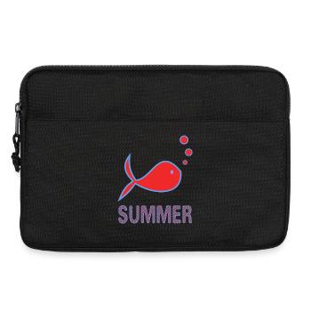 MERCI. THANKS. ANNIVERSAIRE. NAISSANCE. RETRAITE. - Sacoche pour ordinateur portable 13 pouces - noir - Devant