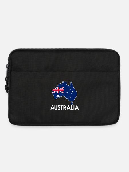 Australien - Laptoptasche 13" - Schwarz