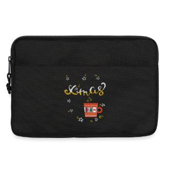 Café de l’Avent - Sacoche pour ordinateur portable 13 pouces - noir - Devant