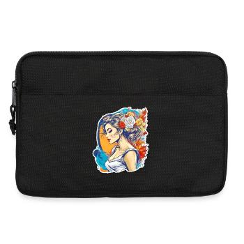 Mariée - Sacoche pour ordinateur portable 13 pouces - noir - Devant