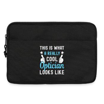 Optiker Optikerin - Laptoptasche 13" - Schwarz - Vorne